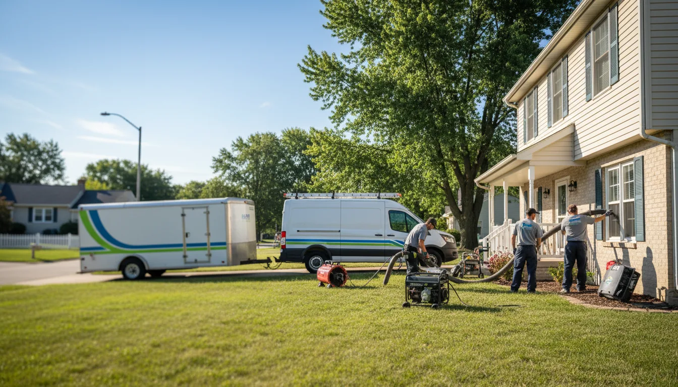 Flooded Basement Restoration And Cleanup With Repair in Piper City, IL near me